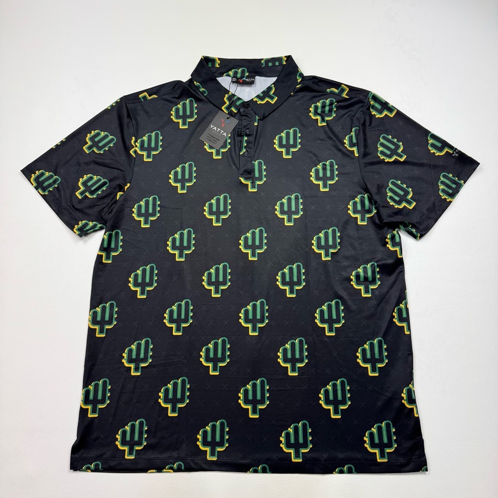 NEW! Men’s Yatta Golf Short Sleeve Athletic Polo Shirt Size 2XL W/Tags